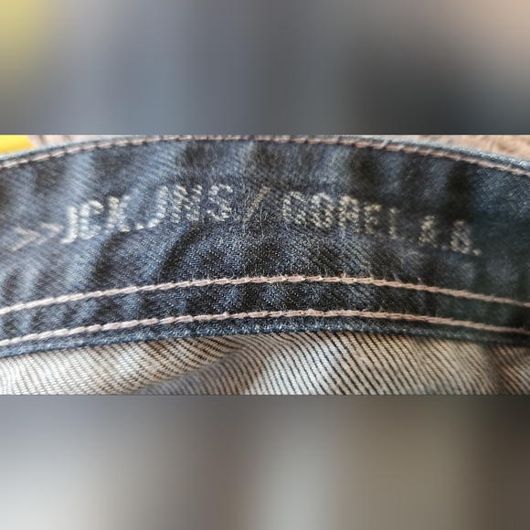 JACK & JONES Jeans Men W30 L32 Rick Comfort Fit Dark Blue Button Fly - Picture 11 of 13